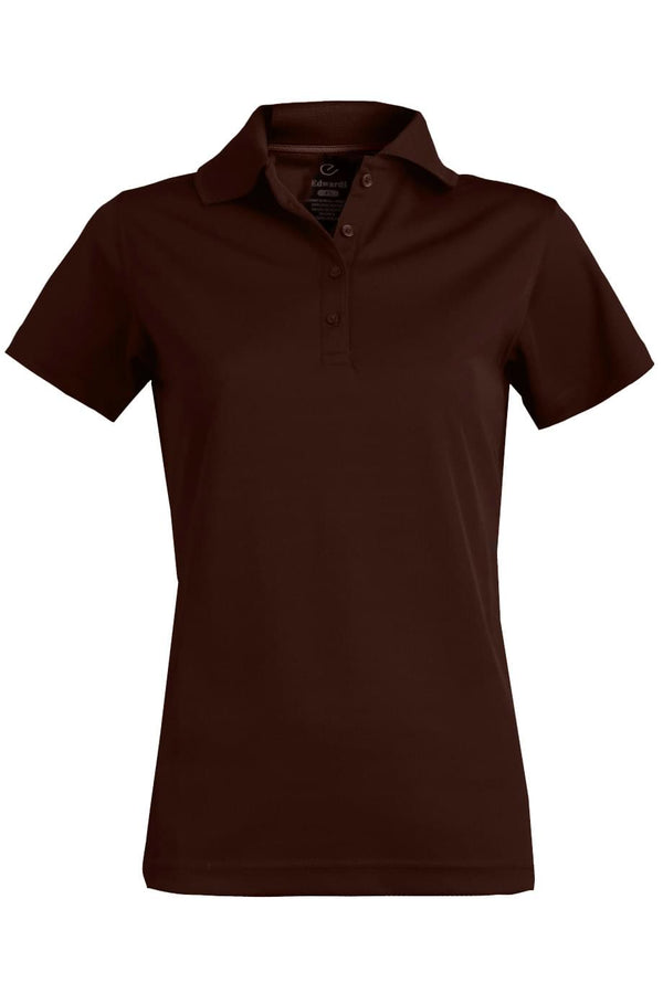 Edwards Ladies Hi-Performance Mesh Short Sleeve Polo [#5576].  Live Chat for Bulk Discounts