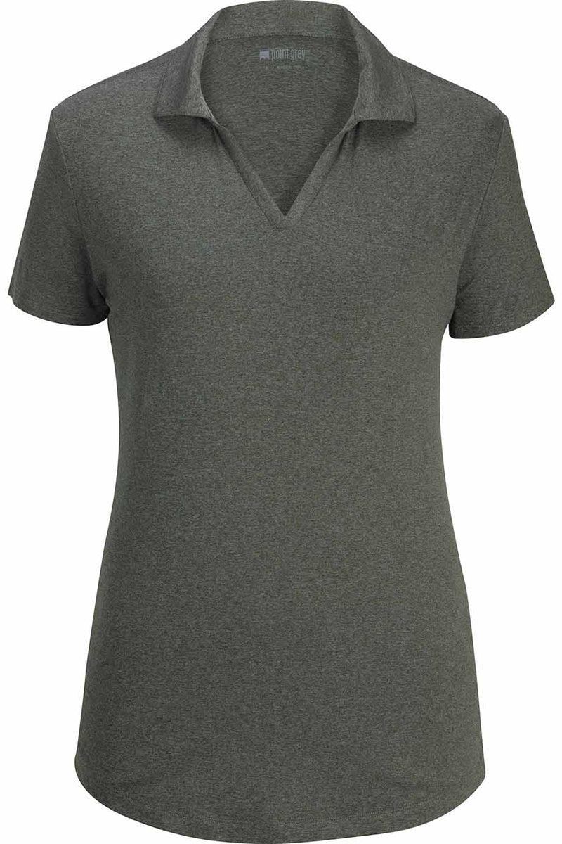 Edwards Point Grey Ladies Polo [