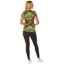 Rothco Womens Long Length Camo V-Neck T-Shirt. Item