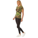 Rothco Womens Long Length Camo V-Neck T-Shirt. Item