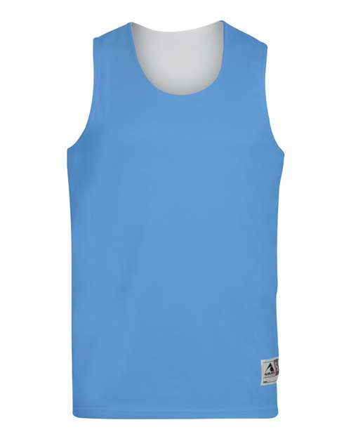 Augusta Sportswear Reversible Wicking Tank Top 148 - Columbia Blue/ White