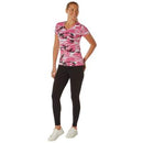 Rothco Womens Long Length Camo V-Neck T-Shirt. Item