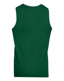 Augusta Sportswear Reversible Wicking Tank Top 148 - Dark Green/ White