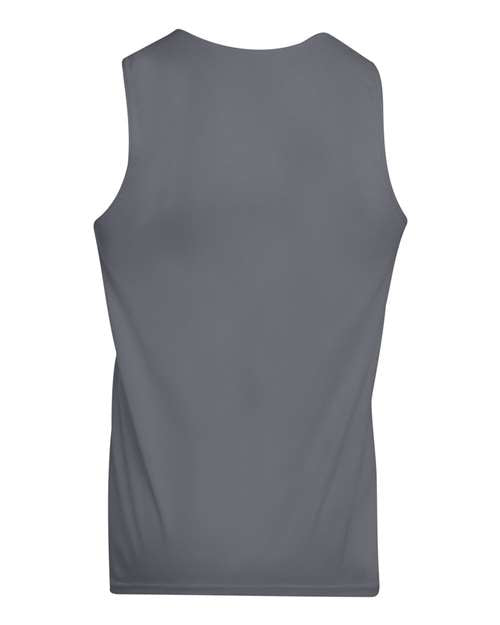 Augusta Sportswear Reversible Wicking Tank Top 148 - Graphite/ White