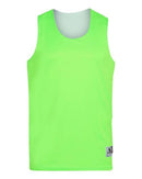 Augusta Sportswear Reversible Wicking Tank Top 148 - Lime/ White