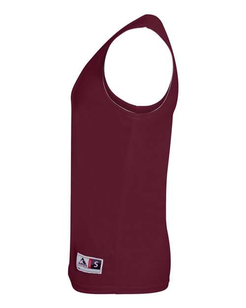 Augusta Sportswear Reversible Wicking Tank Top 148 - Maroon/ White