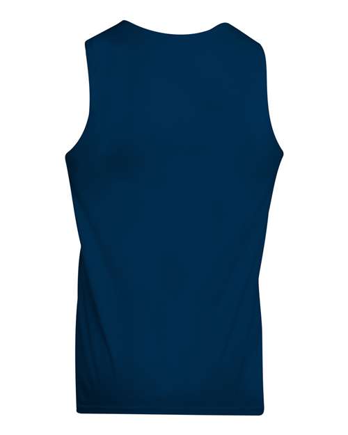 Augusta Sportswear Reversible Wicking Tank Top 148 - Navy/ White
