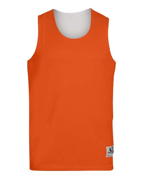 Augusta Sportswear Reversible Wicking Tank Top 148 - Orange/ White