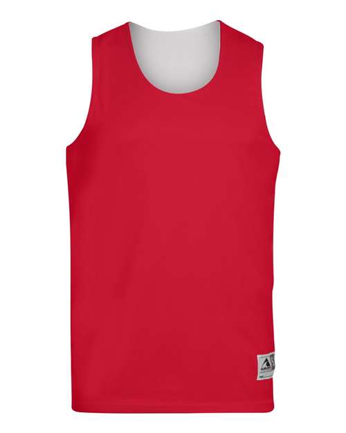 Augusta Sportswear Reversible Wicking Tank Top 148 - Red/ White