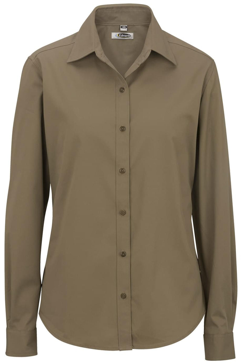 Edwards Ladies Cottonplus Long Sleeve Twill Shirt [