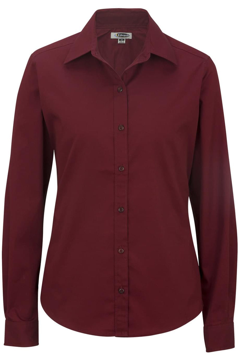 Edwards Ladies Cottonplus Long Sleeve Twill Shirt [