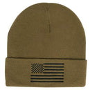 Rothco US Flag Embroidered Fine Knit Watch Cap. Item