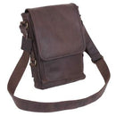 Rothco Brown Leather Military Tech Bag. Item