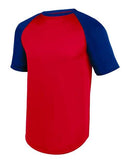 Augusta Sportswear Youth Wicking Short Sleeve Baseball Jersey 1509