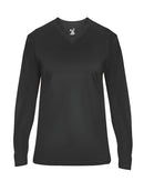 Badger Ultimate SoftLock™ Women's V-Neck Long Sleeve T-Shirt 4064