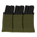 Rothco Lightweight 3 Mag Elastic Retention Pouch. Item