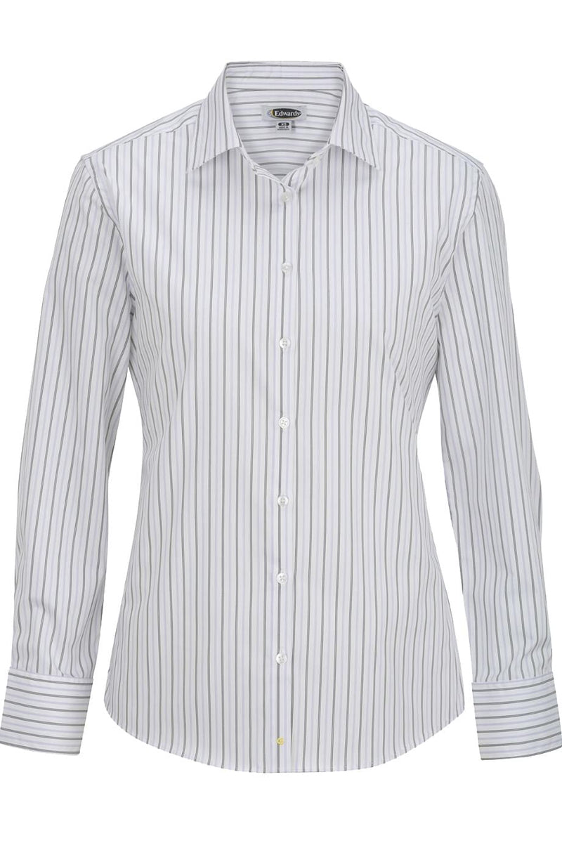 Edwards Womens Long Sleeve Patterned Dress Shirt [