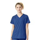 Women's Comfort V-Neck Utility Scrub Top. Live Chat for Bulk Discounts