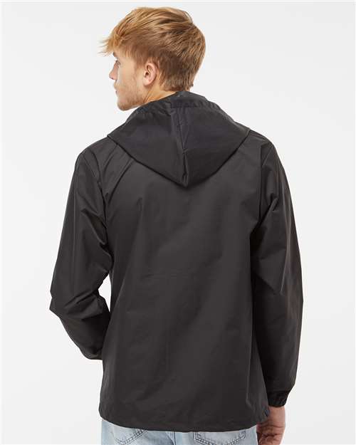 Independent Trading Co. Water-Resistant Hooded Windbreaker EXP95NB