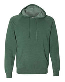 Independent Trading Co. Special Blend Raglan Hooded Sweatshirt PRM33SBP - Moss