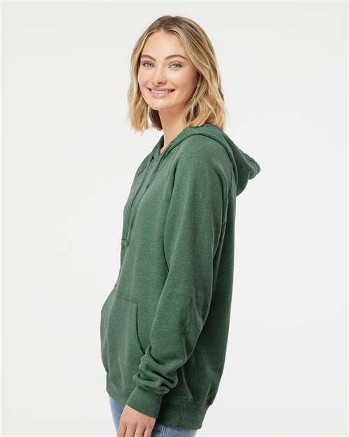 Independent Trading Co. Special Blend Raglan Hooded Sweatshirt PRM33SBP - Moss