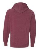 Independent Trading Co. Special Blend Raglan Hooded Sweatshirt PRM33SBP - Crimson