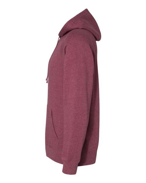 Independent Trading Co. Special Blend Raglan Hooded Sweatshirt PRM33SBP - Crimson