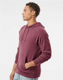 Independent Trading Co. Special Blend Raglan Hooded Sweatshirt PRM33SBP - Crimson
