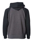 Independent Trading Co. Toddler Lightweight Special Blend Raglan Zip Hood PRM10TSBZ