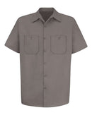 Red Kap Cotton Short Sleeve Uniform Shirt - Tall Sizes SC40T