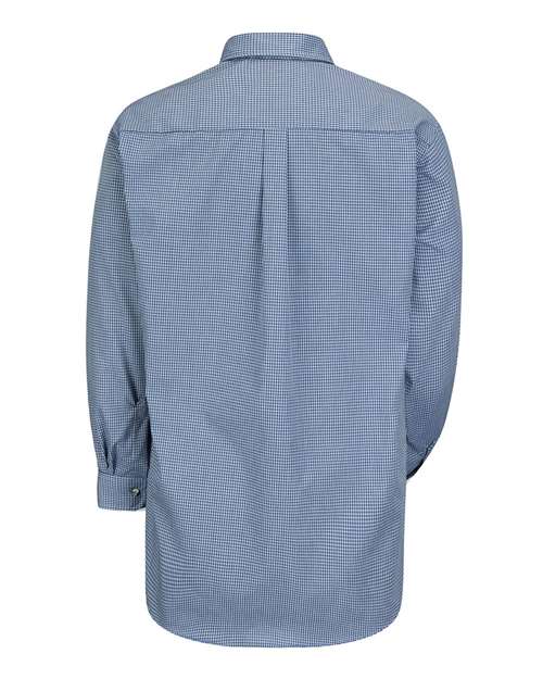 Red Kap Mini-Plaid Uniform Long Sleeve Shirt SP74