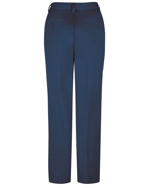 Red Kap Women's Elastic Insert Work Pants PT61 - Navy - 28I