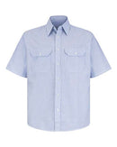 Red Kap Deluxe Short Sleeve Uniform Shirt - Tall Sizes SL60T