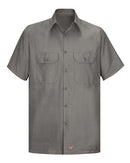 Red Kap Ripstop Short Sleeve Work Shirt - Tall Sizes SY60T