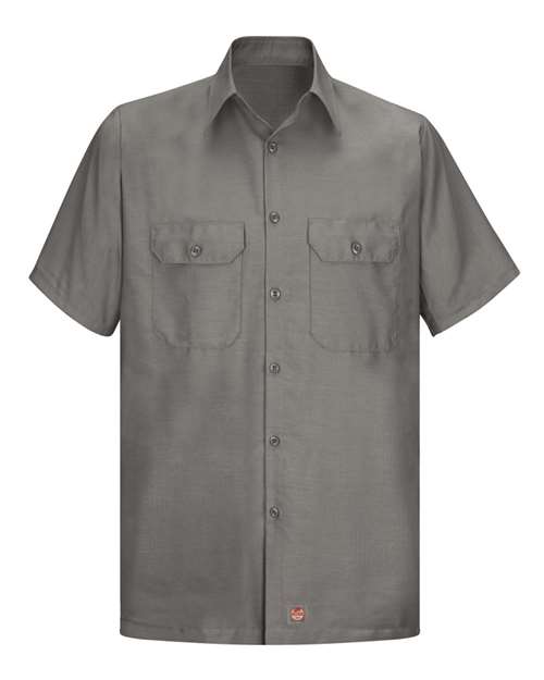 Red Kap Ripstop Short Sleeve Work Shirt - Tall Sizes SY60T