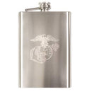 Rothco Engraved USMC Stainless Steel Flask. Item