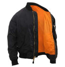 Rothco Lightweight Enhanced Nylon MA-1 Flight Jacket. Item