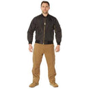 Rothco Lightweight Enhanced Nylon MA-1 Flight Jacket. Item