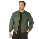 Rothco Lightweight Enhanced Nylon MA-1 Flight Jacket. Item