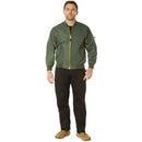 Rothco Lightweight Enhanced Nylon MA-1 Flight Jacket. Item