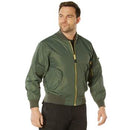 Rothco Lightweight Enhanced Nylon MA-1 Flight Jacket. Item