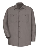 Red Kap Cotton Long Sleeve Uniform Shirt - Tall Sizes SC30T
