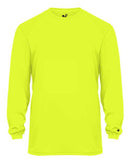 Badger Ultimate SoftLock™ Long Sleeve T-Shirt 4004 - Safety Yellow