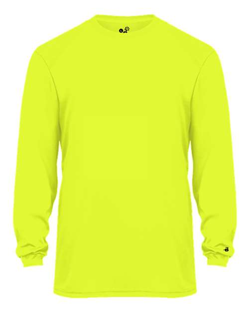 Badger Ultimate SoftLock™ Long Sleeve T-Shirt 4004 - Safety Yellow