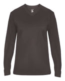 Badger Ultimate SoftLock™ Women's V-Neck Long Sleeve T-Shirt 4064