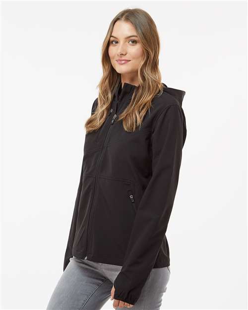 DRI DUCK Women's Ascent Soft Shell Hooded Jacket 9411