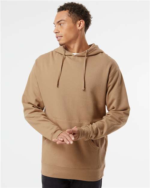 Independent Trading Co. Midweight Hooded Sweatshirt SS4500 - Sandstone