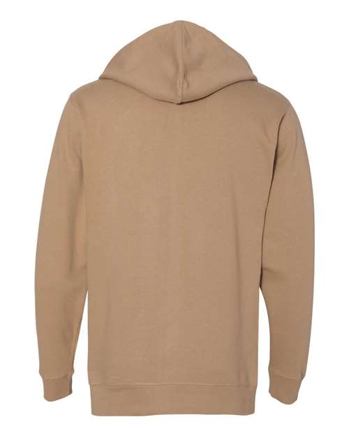 Independent Trading Co. Midweight Full-Zip Hooded Sweatshirt SS4500Z - Sandstone