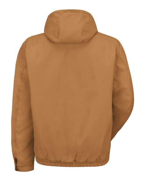 Red Kap Blended Duck Zip-Front Hooded Jacket JD20
