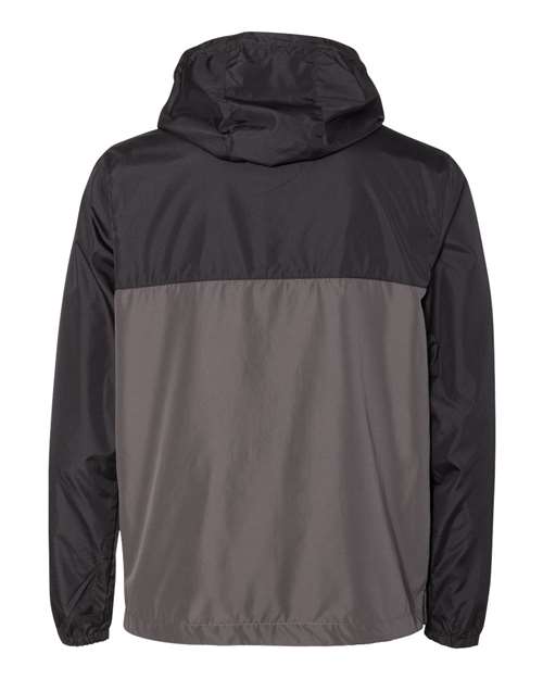 Independent Trading Co. Lightweight Windbreaker Full-Zip Jacket EXP54LWZ - Black/ Graphite